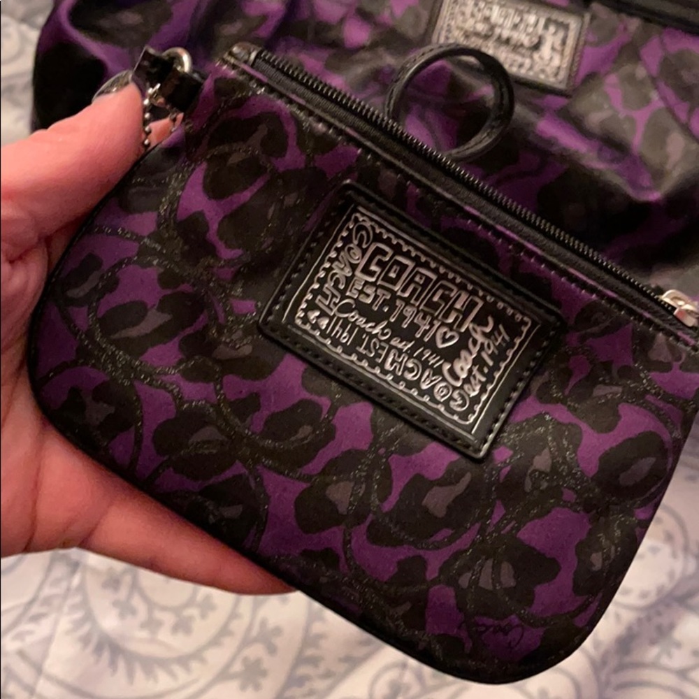 Coach purse and mini wristlet - Picture 3 of 4